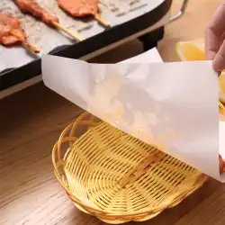 日本の吸油紙食品特製焼き炒めオーブン食品バーベキュー紙家庭用厨房調理バーベキュー紙パッド