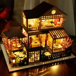 オルゴールカスタム木製オルゴールスカイシティDIY手作りモデル七夕バースデーギフトガールガールフレンド