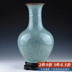 景徳鎮陶製花瓶装飾リビングルームフラワーアレンジメントアンティーク公式窯磁器瓶中国風家飾り磁器瓶