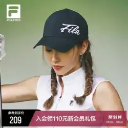FILAFila女性のひさしのついた帽子2022新しいテニスシェードランニングスポーツ屋外太陽野球帽