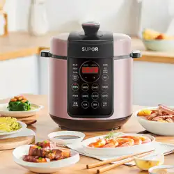 Supor電気圧力鍋5L電気圧力鍋炊飯器全自動スマートホーム公式旗艦店本物の新しい