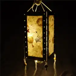 ポータブル揺れるランプ無形文化遺産宮殿提灯フラワーペーパーランタン古代スタイル手作りdiy中国風半風装飾ランタン