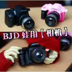 4点3点おじさんBJD.SD.DDベビーカメラアクセサリー付きシンプルモデル【カメラ】ブラック/ピンク