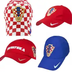ナイキ本物のクロアチア代表サッカー男子と女子のファンの帽子野球帽の日よけ帽