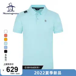 MUNSINGWEAR /WanXingweiゴルフ男子半袖Polo22サマーカジュアルオールマッチ半袖Tシャツ
