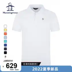 MUNSINGWEAR / WanXingweiGolfメンズ22サマーニューTシャツファッションカジュアル半袖ポロシャツ