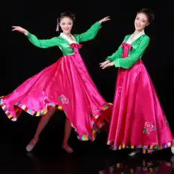 2022年新韓服大長人伝統宮廷衣装韓国大振りスカートダンス衣装パフォーマンス衣装女性