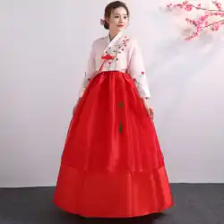 刺繡韓国の伝統的な宮殿の女性韓服衣装韓国の合唱衣装民族舞踊衣装