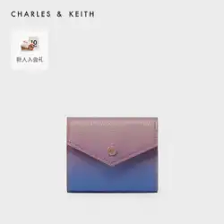 CHARLES＆KEITH22春夏新作CK6-11200017レディースファッショングラデーションカラーショートウォレット