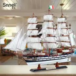 スムーズな帆走木製帆船モデル装飾創造的なリビングルームポーチオフィス装飾シミュレーションクラフトボート