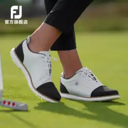 FootJoyゴルフシューズレディーストラディションクラシックスパイク新しいFJ軽量ゴルフスニーカー
