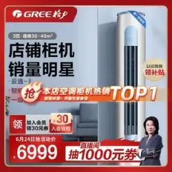 [Gree / GreeOfficial]新しいレベルのインバーター冷暖房スマートリビングルームホームバーティカル3HPエアコンYunyiII