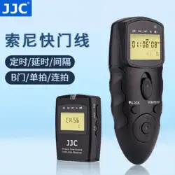 JJCはSonyA7M3A7R3a A7R4a A6600 A6100 A7M4A6000A6400ブラックカード7/6ZV-1A6500ワイヤレスタイミングシャッターリモコンに適しています