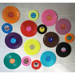 工場直販12インチカラービニールレコード、塗装ビニールレコード、人気のクラシックやその他の色、ランダムに装飾された古いレコード