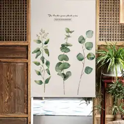 北欧ドアカーテン生地ブロッキングカーテン間仕切りカーテンホームベッドルーム日本キッチンバスルームハーフカーテンハンギングカーテンフリーパンチング