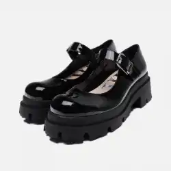 ZAR*メアリージェーンシューズレディース2022レトロカレッジスタイルソフトガールスモールレザーシューズ日本のレディースjkシューズ厚底薄い靴