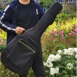 コットン厚みのあるギターバッグフォークショルダーオックスフォードクロスバックパック364041インチ楽器バッグ工場卸売