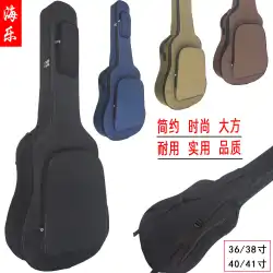楽器バッグ新しいギターバッグ41インチ36インチバックパック大きなポケットショルダー厚手のコットンバッグは印刷して刺繍することができます