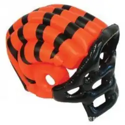 メーカーPVCインフレータブル広告ヘルメットモデルフットボールヘルメットは収縮して折りたたむことができますロゴ