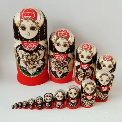 ロシアの入れ子人形15層ブランドのカラー人形バスウッドメーカー卸売66