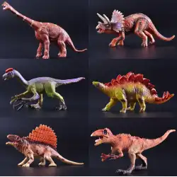 国境を越えたトランペット恐竜シミュレーション動物モデルティラノサウルスレックス固体小型恐竜プラスチック静的モデルおもちゃ