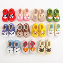 ins韓国語版0-4歳赤ちゃん屋内幼児靴子供靴下靴滑り止めソフトボトム漫画パターン工場直販