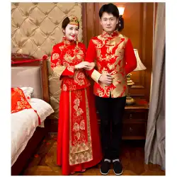 2022年秋と冬の新しいXiuhe服花嫁のウェディングドレス中国の服ブライダルドレスのウェディングドレス同じスタイルの赤ちゃん