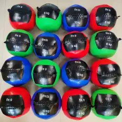 卸売フィットネスソフトメディシンボールPUスカッシュスカッシュ非弾性ソリッドボール私立教育バランストレーニングリハビリテーション重力ボール