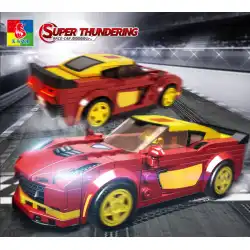 レゴスーパーヒーローレーシングシリーズ6〜12歳の子供のスポーツカーアセンブリモデルC0311と互換性のあるWoMa新製品