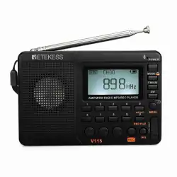 RetekessV-115ラジオフルバンドラジオレコーダーFMAMMP3再生クロスボーダー供給