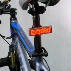 自転車テールライトLEDテールライトセルフプログラミングデザインUSB充電式バッテリーカーオートバイ警告灯ナイトライディング