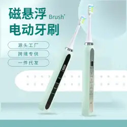国境を越えたスマートソニック電動歯ブラシカップルUSB急速充電充電全身洗える磁気浮上歯ブラシ