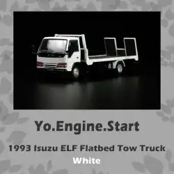 スポットはい1:64いすゞELF小型トラックトレーラーはいエルフ合金シミュレーションカーモデル
