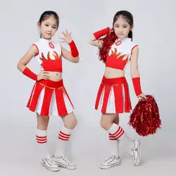 子供の運動競技パフォーマンス服子供の体操ダンス服小中学生チアリーダーパフォーマンス服夏の女性