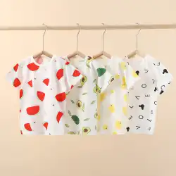 子供用半袖Tシャツ韓国版ベビーベビー服夏薄綿トップボトミングシャツクラス子供服卸売