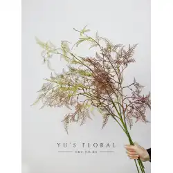 シミュレーション植物フェニックス草ドラゴンマスタード草フラワーアート造園植物家の装飾結婚式の花