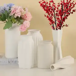 創造的な新しいセラミック花瓶つや消し粒子セラミックドライフラワー花瓶水を上げるリビングルームの装飾フラワーアレンジメント