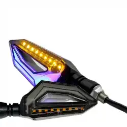 オートバイ方向指示器電気自動車LED方向指示器ライトガイド水方向指示器ナイフライトオートバイ修正ライト