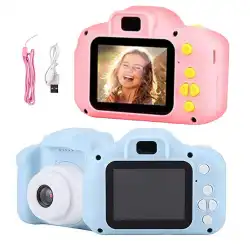 工場卸売X2HDミニデジタルカメラは写真ビデオを撮ることができます小さな一眼レフギフトおもちゃ子供用カメラ