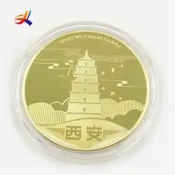 メーカーは金属記念コインを供給します風光明媚な観光記念金コイン会社記念記念メダル銀コイン