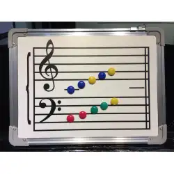 ピアノスタッフ教材音楽磁気（大きなスタッフテーブル）補助読書教材読書ボード