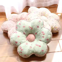 外国貿易牧歌的なスタイルの開花純綿生地枕コアクリエイティブパターン枕ウエスト枕クッションクッション