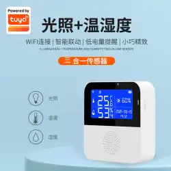 TuyaSmartWiFiスマート温度および湿度センサーZigBee電子体温計屋内無線電話リモート