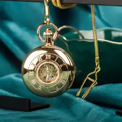 ローマの休日純銅自動手動機械式懐中時計ウォールウォッチレトロフリップオールド上海デジタルビッグダイヤル