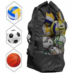 大容量サッカーネットバッグテニスバッグバスケットボールバッグサッカースポーツバッグサッカーネットバッグバスケットボールバレーボールボールネットバッグ