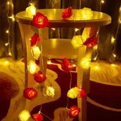 LED小さな色のライト点滅ライトストリングライト星でいっぱい籐ボールライトネット赤いライト部屋の寝室のレイアウト恋人装飾的なライト