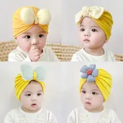 0〜12ヶ月の赤ちゃん新生児ガード泉門帽子夏の薄いセクションインドの帽子春と秋6綿タイヤ帽子赤ちゃん3