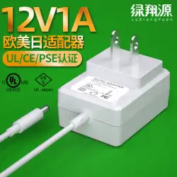 12V1A電源アダプタUL/PSE / CE認定のアメリカ、ヨーロッパ、日本の標準LEDライト、セットトップボックススイッチング電源