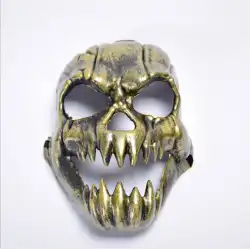 ハロウィーンの新しい火ユニコーンマスクホラーしかめっ面ゴーストヘッドマスクアンティーク牙頭蓋骨マスク