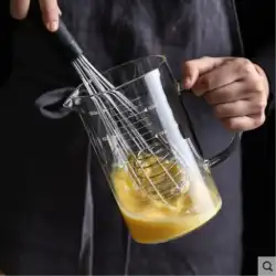 工場卸売高ホウケイ酸ガラススケールカップミルクカップスケールガラス計量カップキッチン家庭用測定